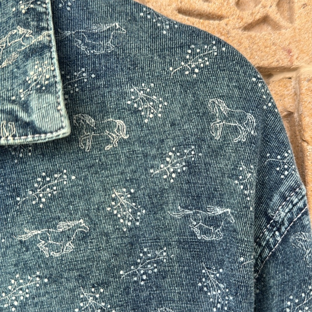 Sundance Blue Button Down Shirt - Picture 3 of 9